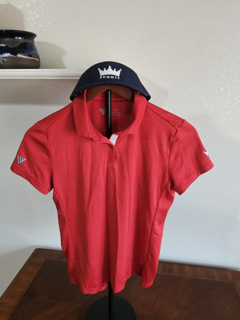 Levelwear Women's Red Golf Polo "Summit Golf Club" Size Small